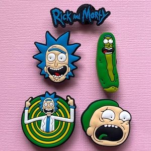 Rick And Morty Shoe Charms Crocs Women 
